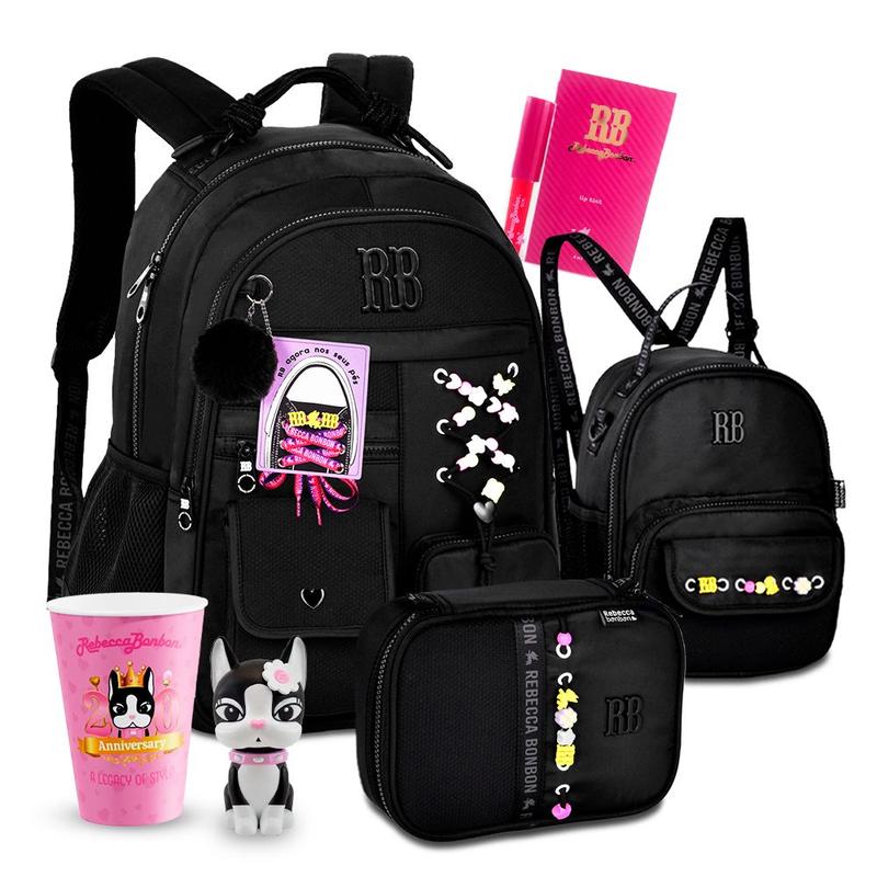 bonbon10様 リクエスト 4点 まとめ商品 Kit Mochila Rebecca Bonbon Estojo Lancheira Térmica RB - Material